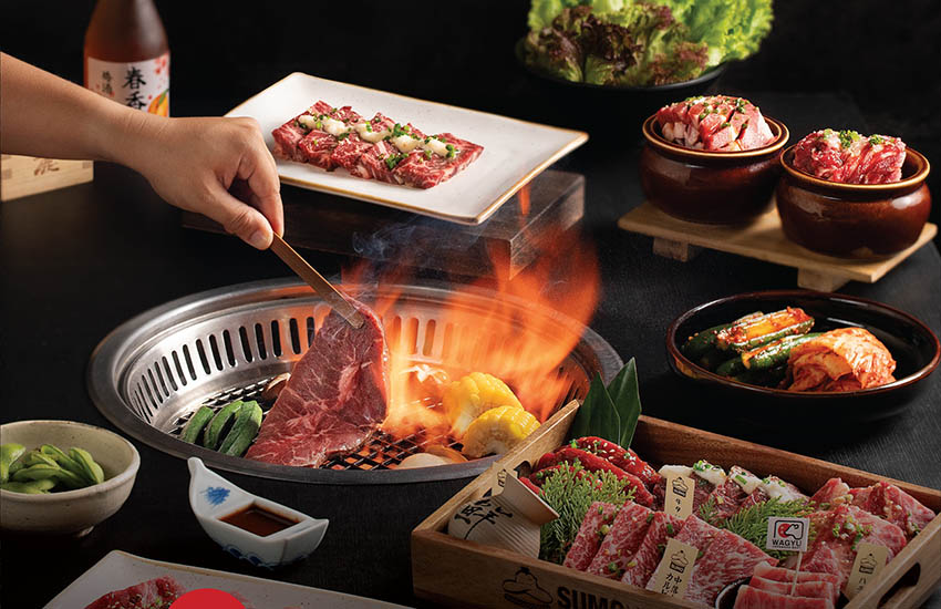 Sumo Yakiniku nổi bật với các set buffet nướng lẩu Nhật Bản