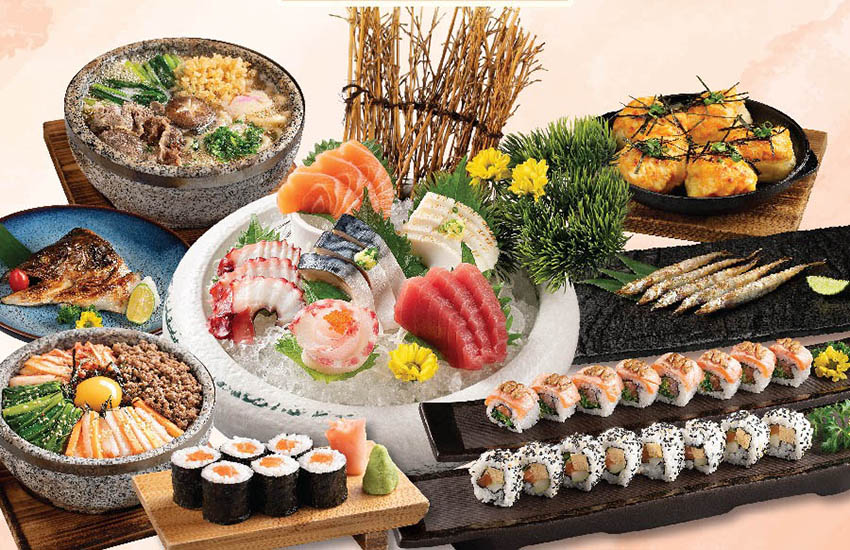 Đa dạng các loại sushi, sashimi,... tại iSushi 