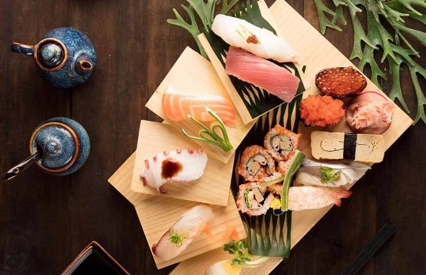 Món sushi tươi ngon, đa dạng tại Ganeya