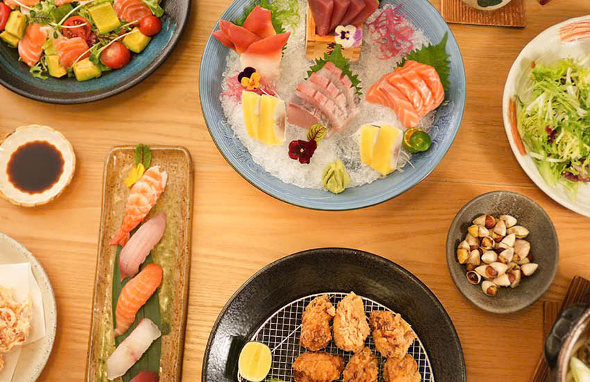 Một bữa tiệc thị giác và vị giác đích thực với set đồ Nhật Bản tại Kaiba Sushi