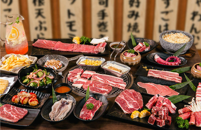 Set thịt nướng cao cấp tại Yakimono